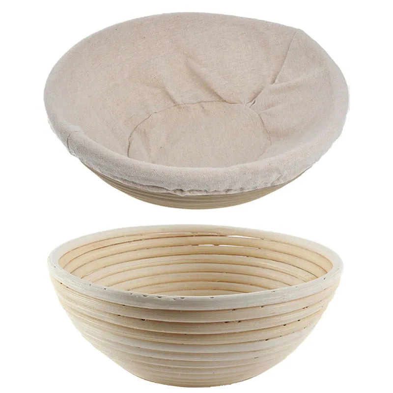 Fermentation Rattan Basket Baguette Oval Shape Country Bread Baguette Dough Banneton Brotform Proofing Proving Baskets Tools