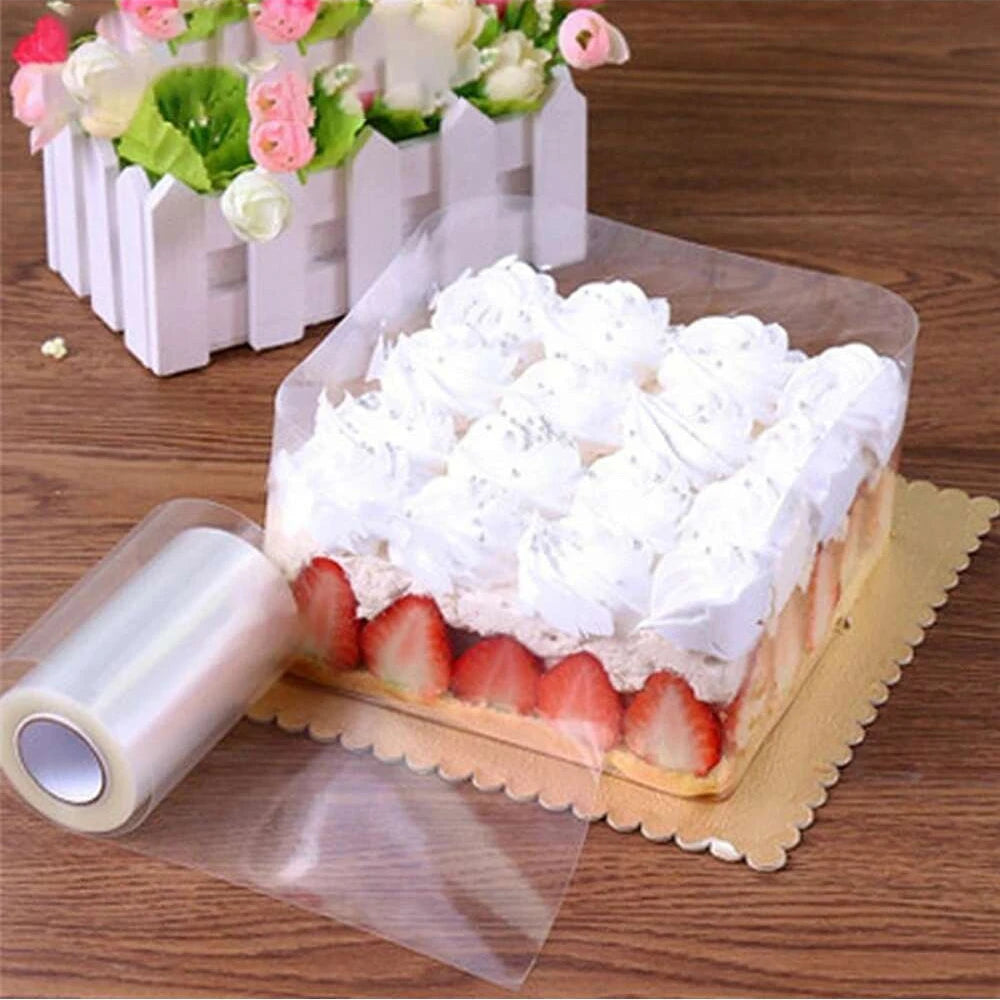 Cake Surround Film Transparent Cake Collar Rolls Baking Kitchen Mousse Chocolate Cake Sheets Surrounding Edge Pastry Cake Tools