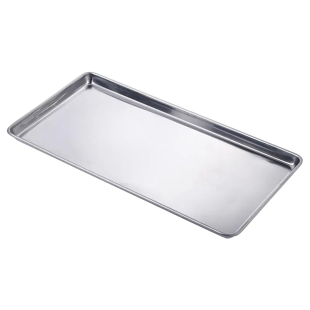 Cake Baking Pastry Storage Trays Stainless Steel Steamed Sausage Dish Rectangle Fruit Plate Restaurant Hotel Bread Loaf Pans