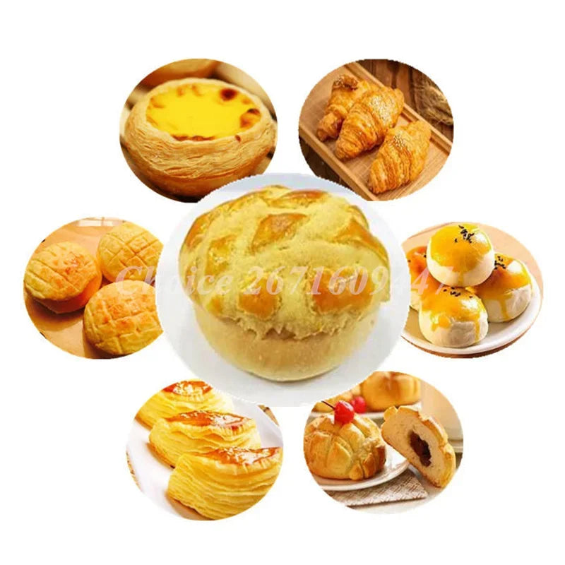 Desktop Bakery Equipment Automatic Pizza Bread Dough Sheeter Pizza Making Puff Pastry Sheeter Bread Croissant Making Maker