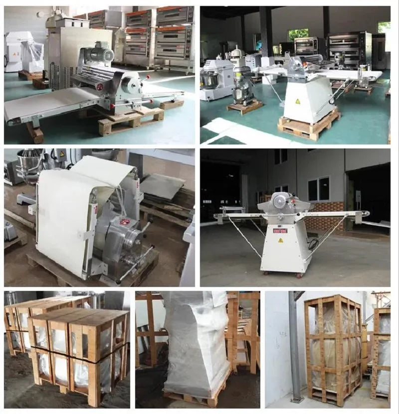 Electric 220v Croissant Laminoir Patisserie Bread Baklava Used Puff Pastry Dough Sheeter Laminating Sheeting Rolling Machine