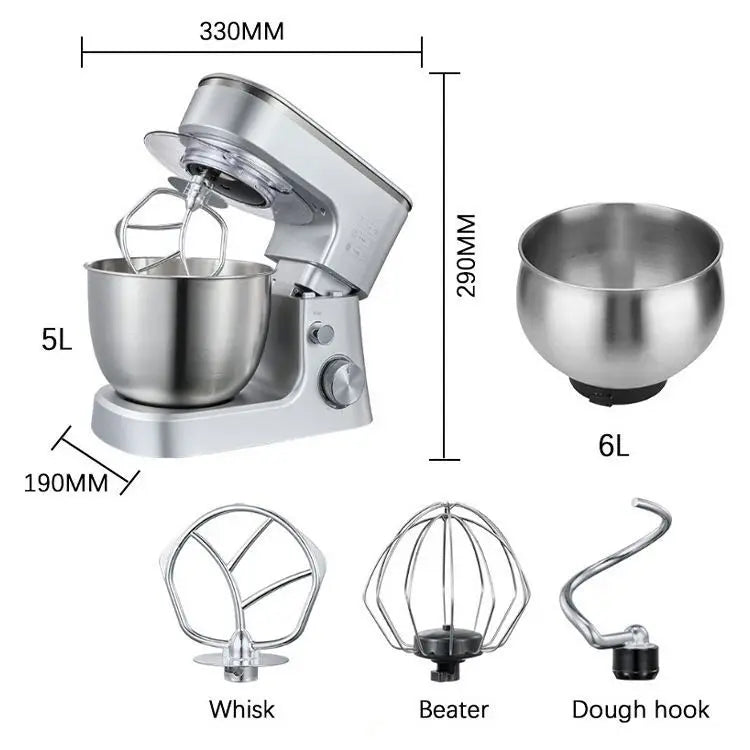 2023 New Product Industrial 10 L 15 Kg 50 Kg Commercial Dough Amasadora Para Panaderia De Masa Bread Mixer Machine