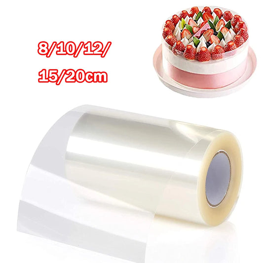 Cake Surround Film Transparent Cake Collar Rolls Baking Kitchen Mousse Chocolate Cake Sheets Surrounding Edge Pastry Cake Tools