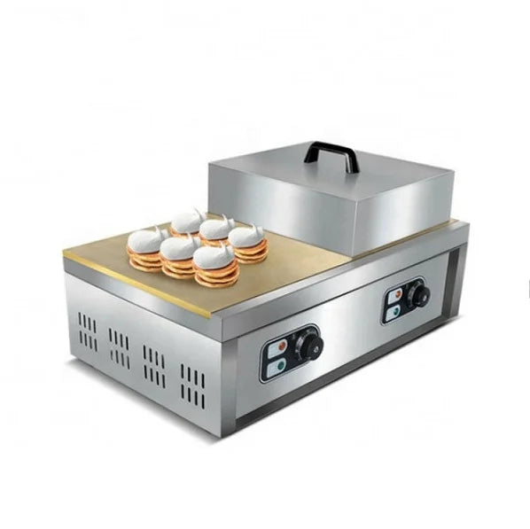 Commercial Souffle Kitchen Equipment Pastry Pan Cake Machine Mini Pancake Machine Fluffy Souffle Machine