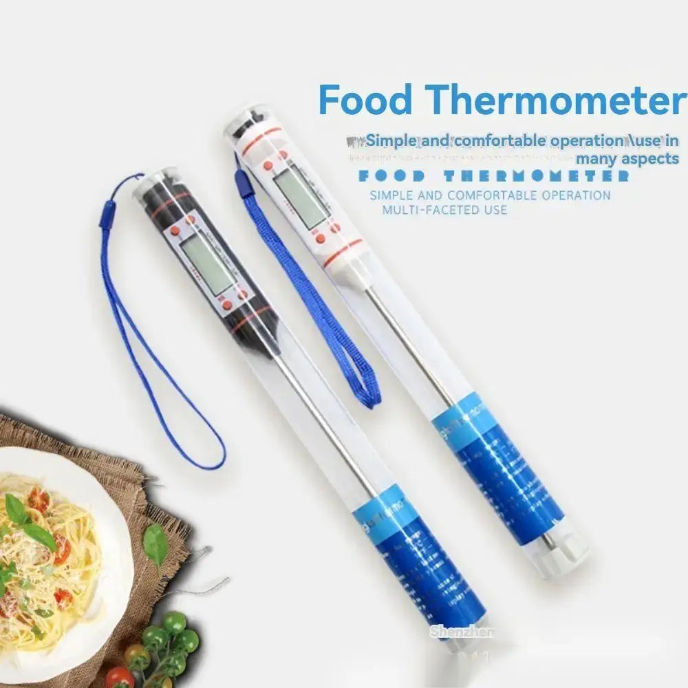 Food Thermometer Bbq Baking Kitchen Milk Electronic Probe Thermometer Kitchen Oil Thermometer Bbq Baking Temperature Measurement