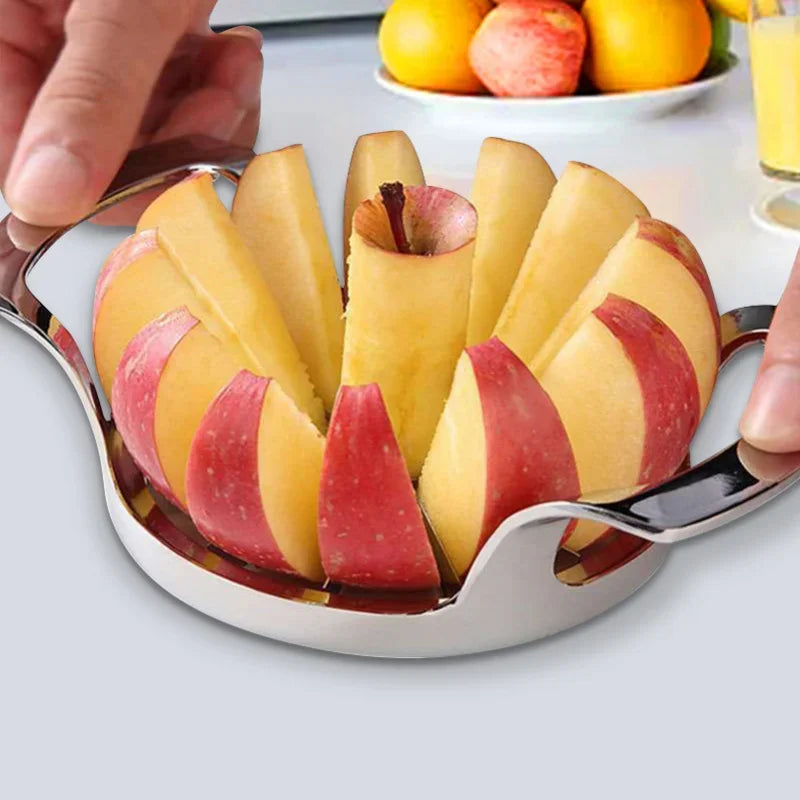 High Quality 12-Blade Extra Large Apple Cutter Slicer,Stainless Steel Ultra-Sharp Fruit Corer Slicer Tools Kitchen Accessories