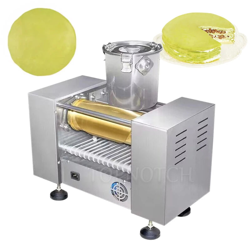 Electric Mango Mille Crepe Maker Cake Crust Machine Thousand Layer Cake Pastry Equipment