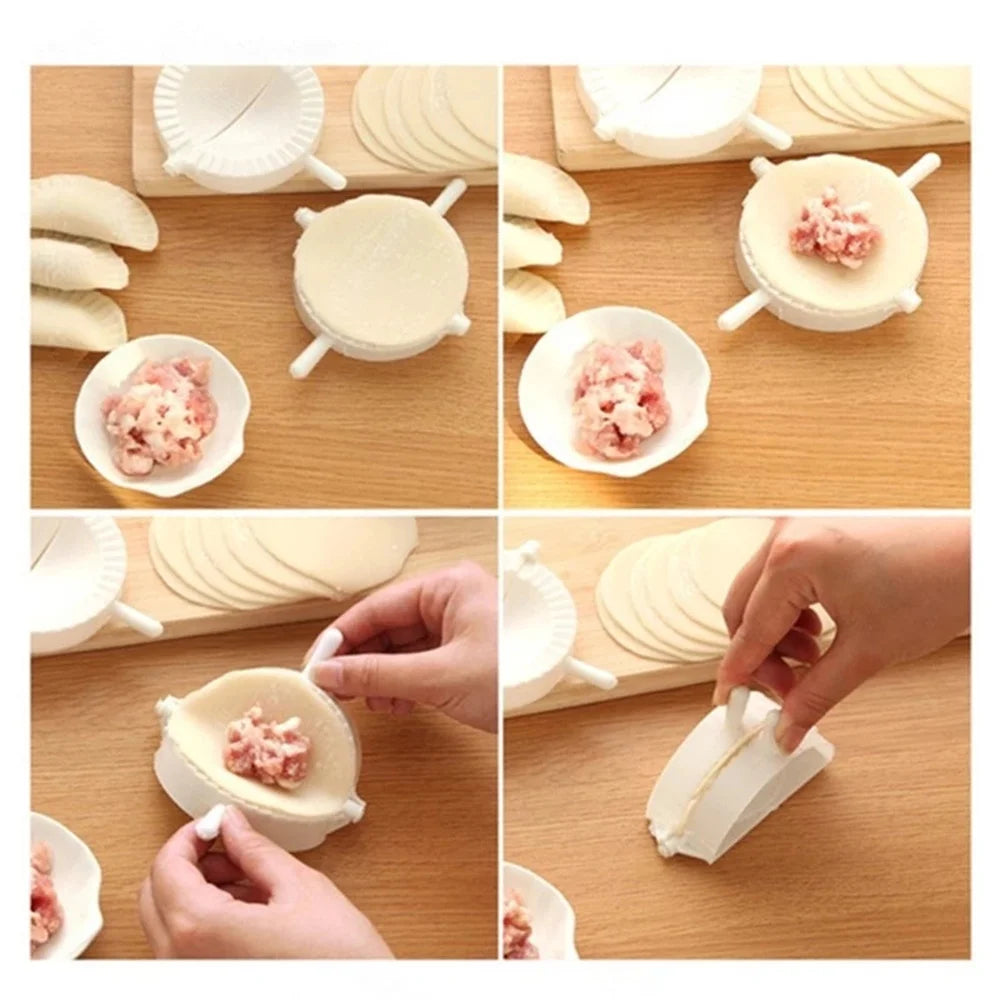 1~10PCS Set Dumpling Molds Press Ravioli Dough Pastry Pie Dumpling Maker Gyoza Mould Tool Easy Dumpling Mould Kitchen Tools