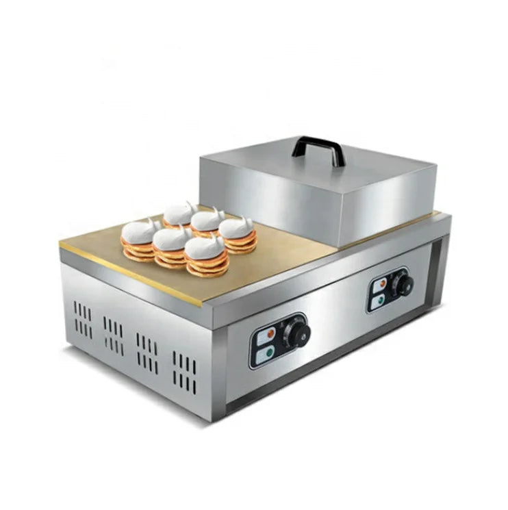 Commercial Souffle Kitchen Equipment Pastry Pan Cake Machine Mini Pancake Machine Fluffy Souffle Machine